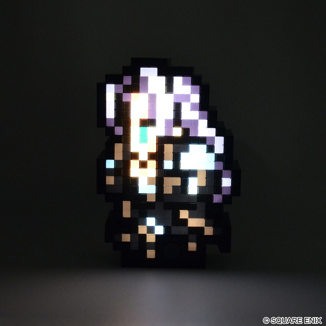 FFシリーズのドット絵ライト「ピクセライトNEO」が新登場！ランナップはセフィロス、ビビ、ユウナでお部屋がレトロな雰囲気に早変わり