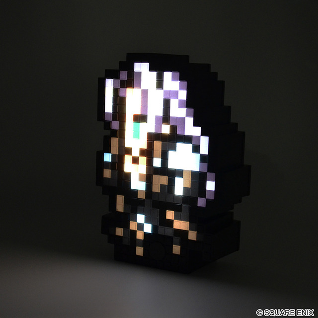 FFシリーズのドット絵ライト「ピクセライトNEO」が新登場！ランナップはセフィロス、ビビ、ユウナでお部屋がレトロな雰囲気に早変わり