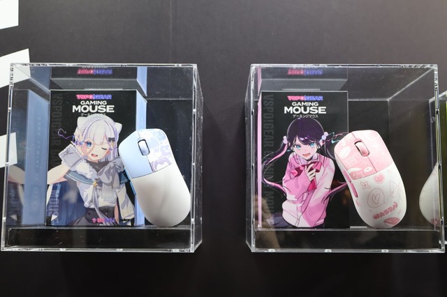 色とりどりの「ぶいすぽっ！」ゲーミングマウスが可愛い！人気配信者とのコラボPCモデルも映えるGALLERIAブースレポ【TGS2025】