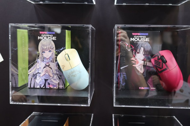 色とりどりの「ぶいすぽっ！」ゲーミングマウスが可愛い！人気配信者とのコラボPCモデルも映えるGALLERIAブースレポ【TGS2025】