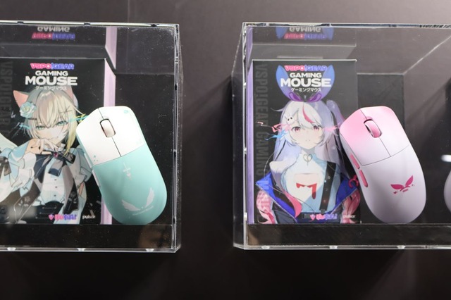 色とりどりの「ぶいすぽっ！」ゲーミングマウスが可愛い！人気配信者とのコラボPCモデルも映えるGALLERIAブースレポ【TGS2025】