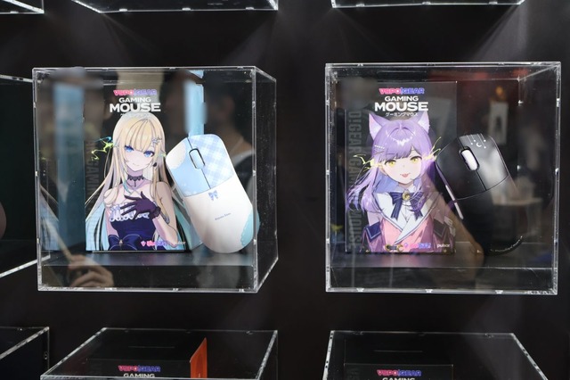 色とりどりの「ぶいすぽっ！」ゲーミングマウスが可愛い！人気配信者とのコラボPCモデルも映えるGALLERIAブースレポ【TGS2025】