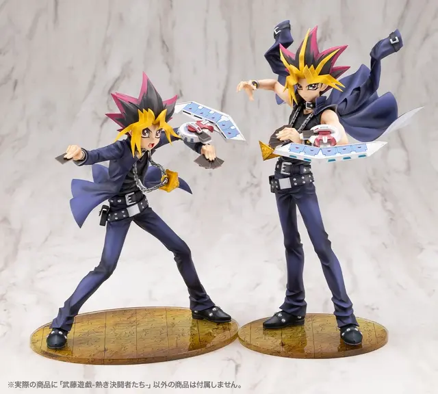 並べて飾ると熱すぎる！アニメ「遊戯王」より「武藤遊戯」と「闇遊戯」フィギュアが予約受付中ーコトブキヤ特典は「封印の黄金櫃」「クリボー」