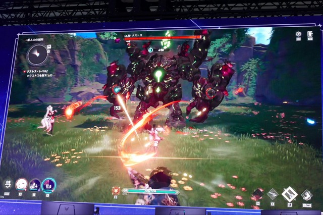 ネットマーブル新作アクションRPG『モンギル：STAR DIVE』ブースは魅力満載！巨大ニャンコやコスプレ、豊富なノベルティがお出迎え