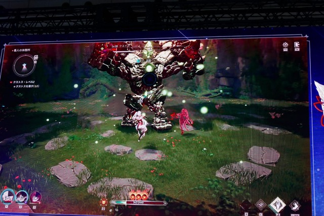 ネットマーブル新作アクションRPG『モンギル：STAR DIVE』ブースは魅力満載！巨大ニャンコやコスプレ、豊富なノベルティがお出迎え