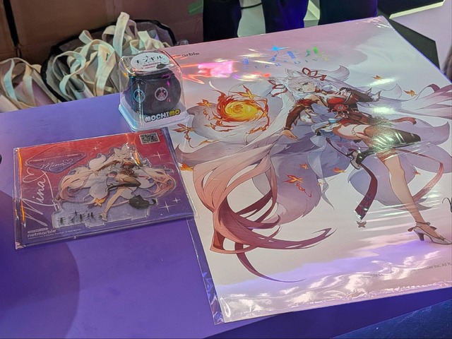 ネットマーブル新作アクションRPG『モンギル：STAR DIVE』ブースは魅力満載！巨大ニャンコやコスプレ、豊富なノベルティがお出迎え