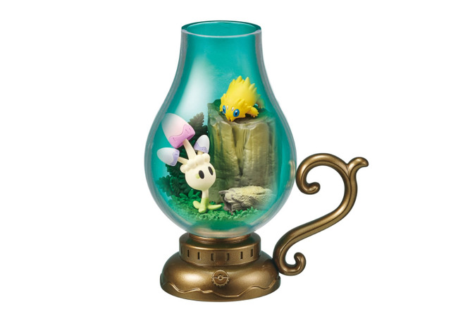 ピカチュウ＆パチリスの頬ずりが可愛い！『ポケモン』ランタン風のジオラマフィギュアに、ランターンやヒトカゲ含む全6種