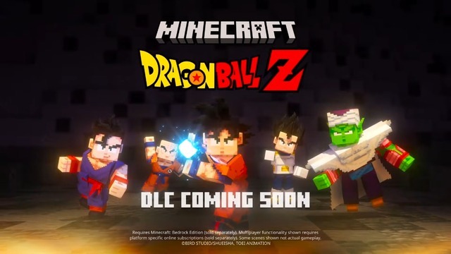 『マインクラフト』かめはめ波も打てる「ドラゴンボールZ」コラボ決定！海中を自由に移動可能なモブや新武器「槍」実装など大型アプデ新要素公開