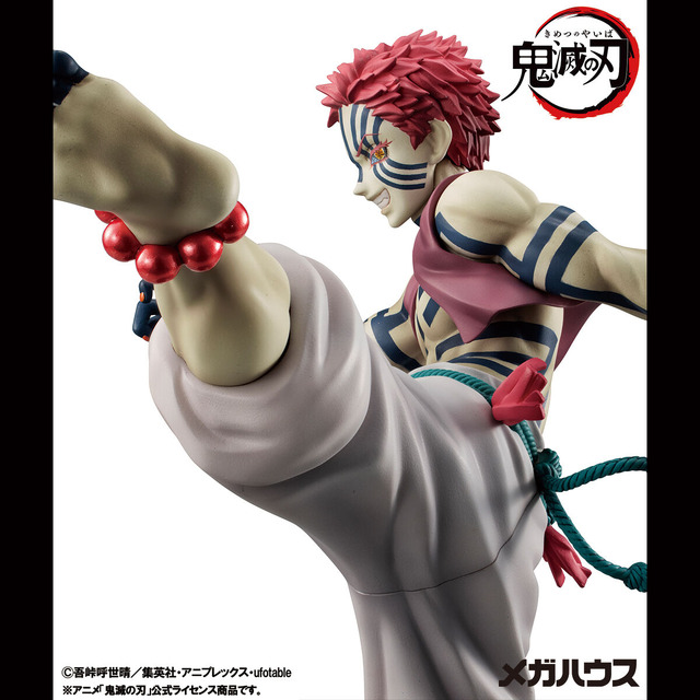 “やはりお前は鬼になれ杏寿郎”「鬼滅の刃」より「猗窩座」G.E.M.フィギュアが再販！力強く踏み込まれた台座が破壊力を物語る