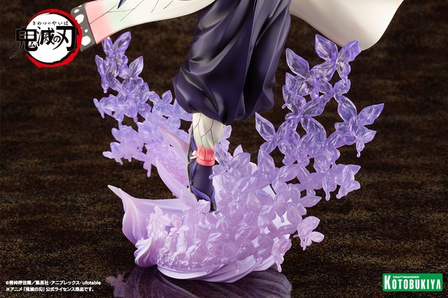 「鬼滅の刃」より胡蝶しのぶ、冨岡義勇フィギュアが再登場！それぞれ日輪刀を構える姿がエフェクトと共に立体化