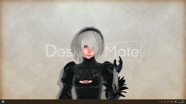 “とあるモーション”で2Bの衣装が変化！『ニーア オートマタ』×『Desktop Mate』コラボDLCが10月9日リリースへ