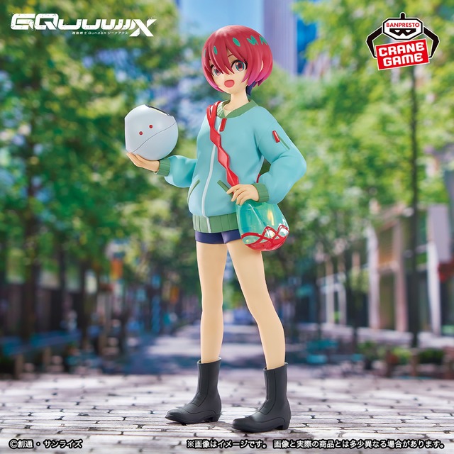 「ジークアクス」私服のマチュとニャアンが10月よりプライズ展開！約28cmの超巨大サイズ「限械突破 GQuuuuuuX（オメガ・サイコミュ起動前）」も