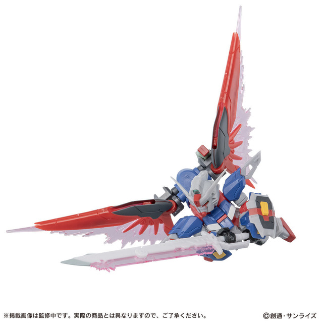 「デスティニーガンダムSpecII」が“最終決戦仕様”で舞い降りる！光の翼や赤い関節を付属し「モビルスーツ アンサンブル」に出撃