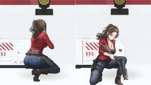 『バイオ』「エイダ」のチャイナ服に「ジル」のボディスーツも！『勝利の女神：NIKKE』で活躍する姿や射撃姿勢を激写【フォトレポ】