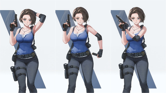 『バイオ』「エイダ」のチャイナ服に「ジル」のボディスーツも！『勝利の女神：NIKKE』で活躍する姿や射撃姿勢を激写【フォトレポ】