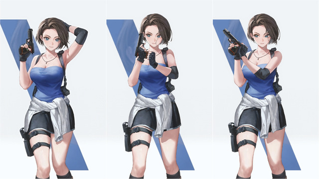 『バイオ』「エイダ」のチャイナ服に「ジル」のボディスーツも！『勝利の女神：NIKKE』で活躍する姿や射撃姿勢を激写【フォトレポ】