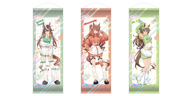 オグリたちがメイド風のオリジナル衣装に！アニメ「ウマ娘 シングレ」キャラポップストアにて、限定描き下ろしグッズを展開