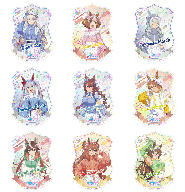 オグリたちがメイド風のオリジナル衣装に！アニメ「ウマ娘 シングレ」キャラポップストアが期間限定開催