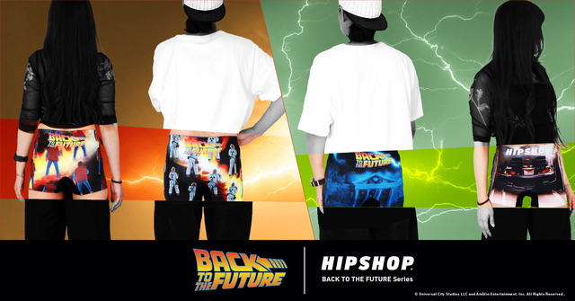 「バック・トゥ・ザ・フューチャー」×「HIPSHOP」コラボが10月17日より発売―公開40周年を迎える名作映画のアンダーウェアが6種ラインナップ