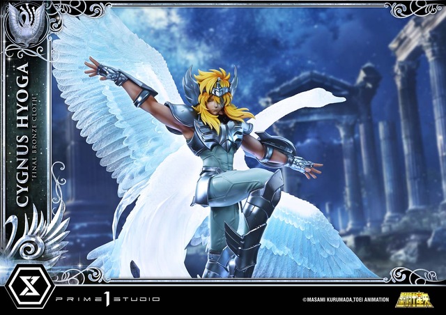 お値段約21万の“舞”！「聖闘士星矢」より「キグナス氷河 （最終青銅聖衣）」1/4スケールスタチューが神々しい