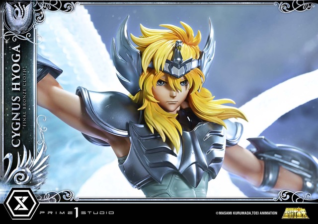 お値段約21万の“舞”！「聖闘士星矢」より「キグナス氷河 （最終青銅聖衣）」1/4スケールスタチューが神々しい