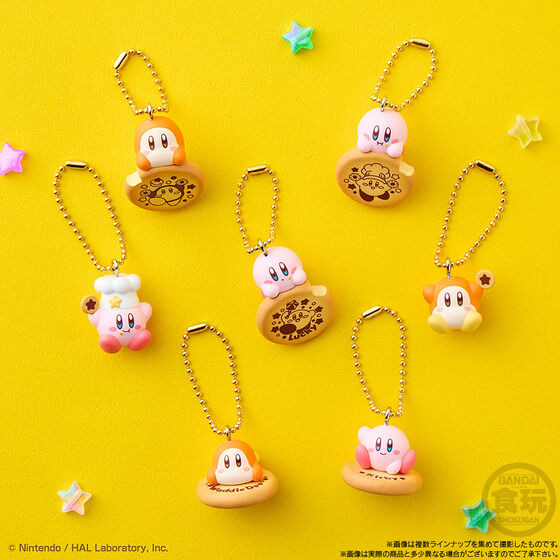 もぐもぐするカービィとワドルディ！ビスケットの絵柄まで可愛い「マスコット&ビスケット」全7種ラインナップ