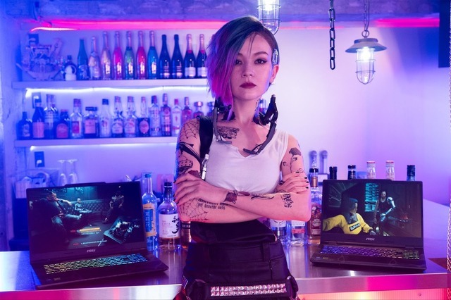 MSIゲーミングノート「Cyborg 15/17 B2RW」×『サイバーパンク2077』で叶える、本物の“没入（ジャック・イン）”。最高のプレイ環境で、コスプレイヤーと共にナイトシティを駆けてきた