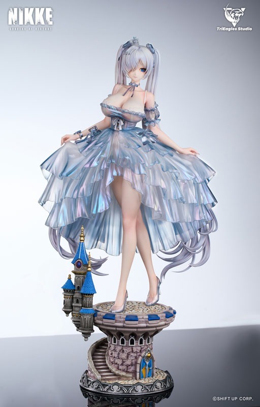 12万円超えの大迫力太もも！『勝利の女神：NIKKE』よりシンデレラが「ガラスのプリンセス」姿で1/4スケールスタチュー化