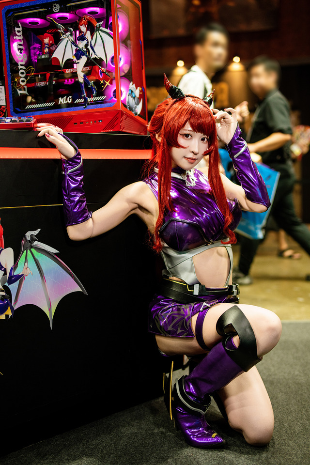 MSIオリジナルキャラクター 魔龍姫「 NIA 」／猫田あしゅ（X：@Nekota_Ashu）