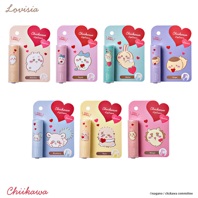 “ちょこん”と乗ったマスコットが可愛すぎる！Lovisia「ちいかわ」コラボコスメ第5弾としてハンドクリームとリップクリームが10月31日より販売