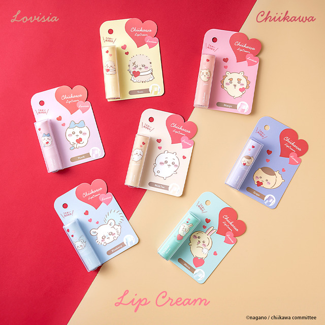 “ちょこん”と乗ったマスコットが可愛すぎる！Lovisia「ちいかわ」コラボコスメ第5弾としてハンドクリームとリップクリームが10月31日より販売