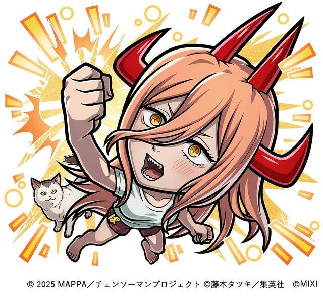 デンジ&レゼはじめ、マキマや天使の悪魔らが登場！『コトダマン』×劇場版「チェンソーマン レゼ篇」コラボが10月24日開催