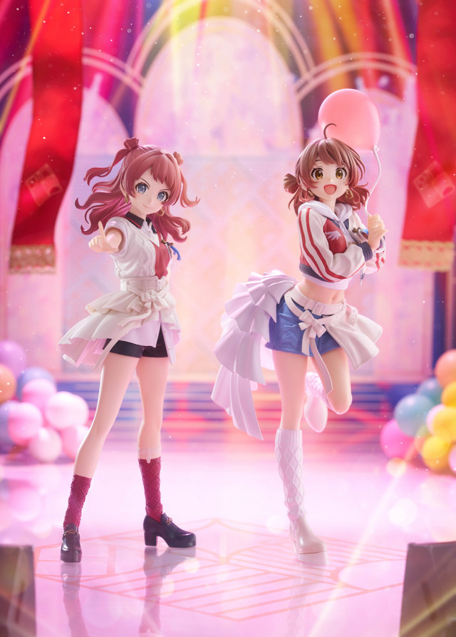『学マス』花海姉妹が“初”衣装で立体化！イラストを元に咲季の堂々とした立ち姿、佑芽のへそ出しルックを再現