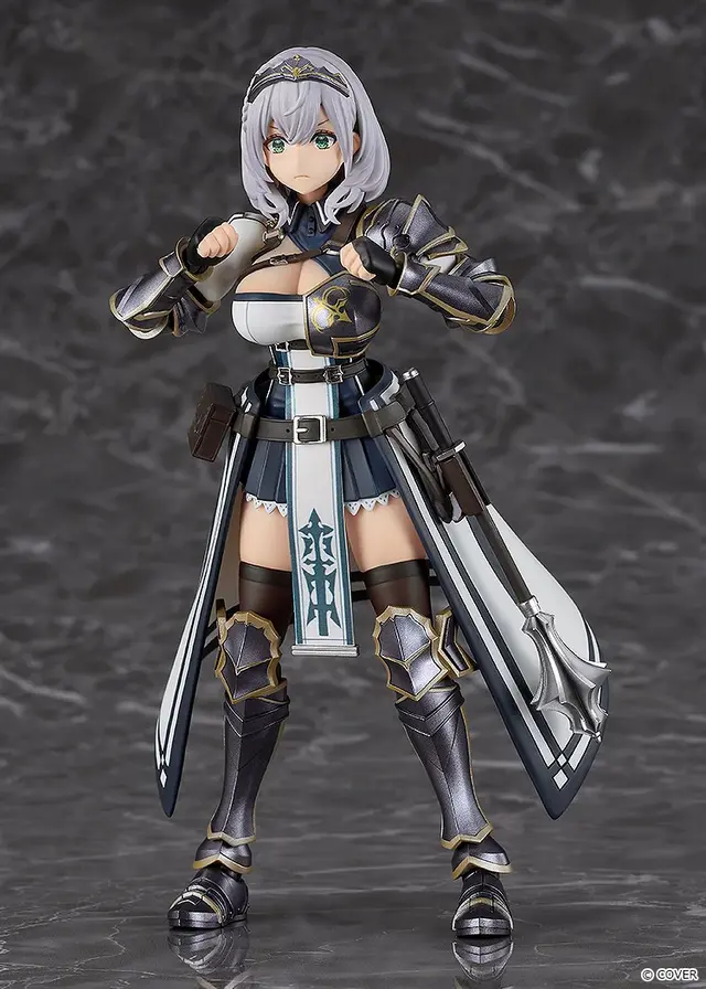 ホロライブ・白銀ノエルがフル可動プラモ化！素敵な笑顔パーツ、牛丼や団員さんなどオプションで様々なシチュエーションを表現