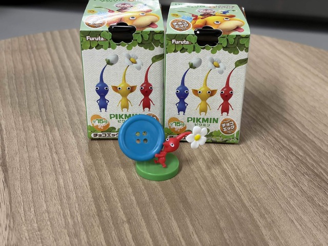 やっと買えた！『ピクミン』チョコエッグを写真でお届けー前回は即売り切れの再販アイテム、入っていたのは赤ピクミン