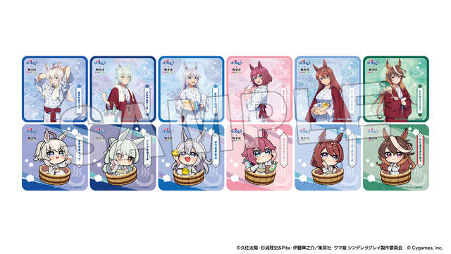 圧巻のオグリ盛りコロッケ定食…！「ウマ娘 シングレ」×「極楽湯」コラボが11月13日より開催ー風呂上がり姿の限定イラストグッズなども