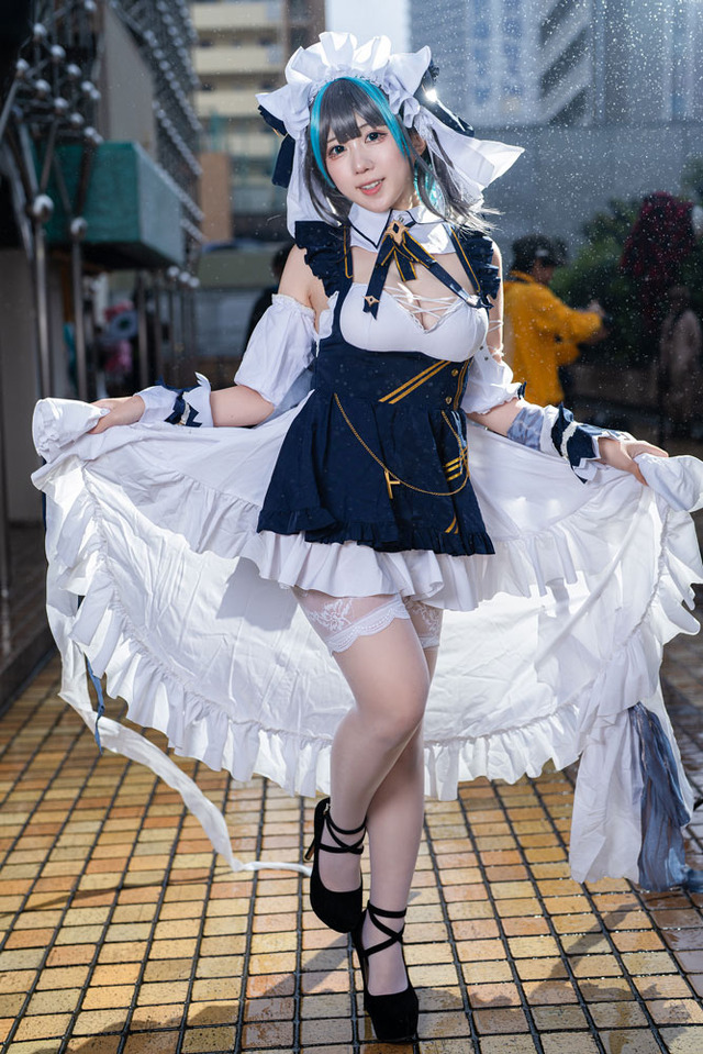 チェシャー『アズールレーン』／猫宮みそ（X：@amamiso921）