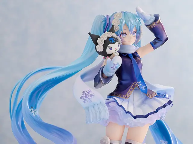 「雪ミク」×「クロミ」フィギュアが幻想的！ツインテールにはクリアパーツ、衣装はパール塗装により美しく変化