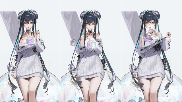 『勝利の女神：NIKKE』刺激的な「ナユタ」の衣装に、可憐過ぎる「リバーレリオ」も！ 3周年の新ニケ＆新コスは魅力が溢れすぎ【フォトレポ】