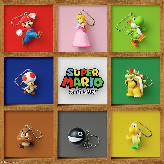 マリオやクッパ、ピーチなど集めたくなる全9種！『スーパーマリオ』マスコットチャーム第2弾が発売