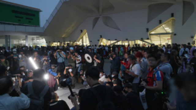 日が暮れても撮影は続く