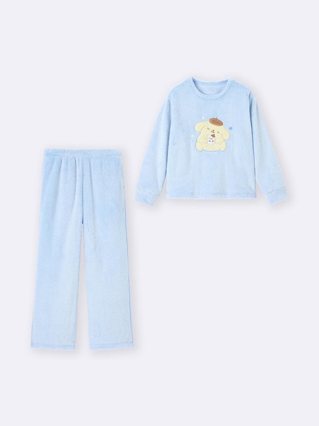 GUから「ハローキティ＆ポムポムプリン」のコラボコレクション登場！スウェットやふわふわな“なりきり”ルームウェアが可愛い