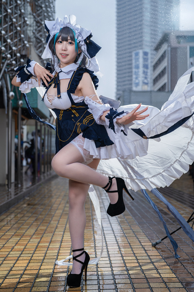 チェシャー『アズールレーン』／猫宮みそ（X：@amamiso921）