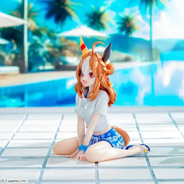 夏の雰囲気満載！『ウマ娘』スマートファルコンとコパノリッキーが、1.5周年楽曲「Gaze on Me!」ライブ衣装でプライズフィギュア化