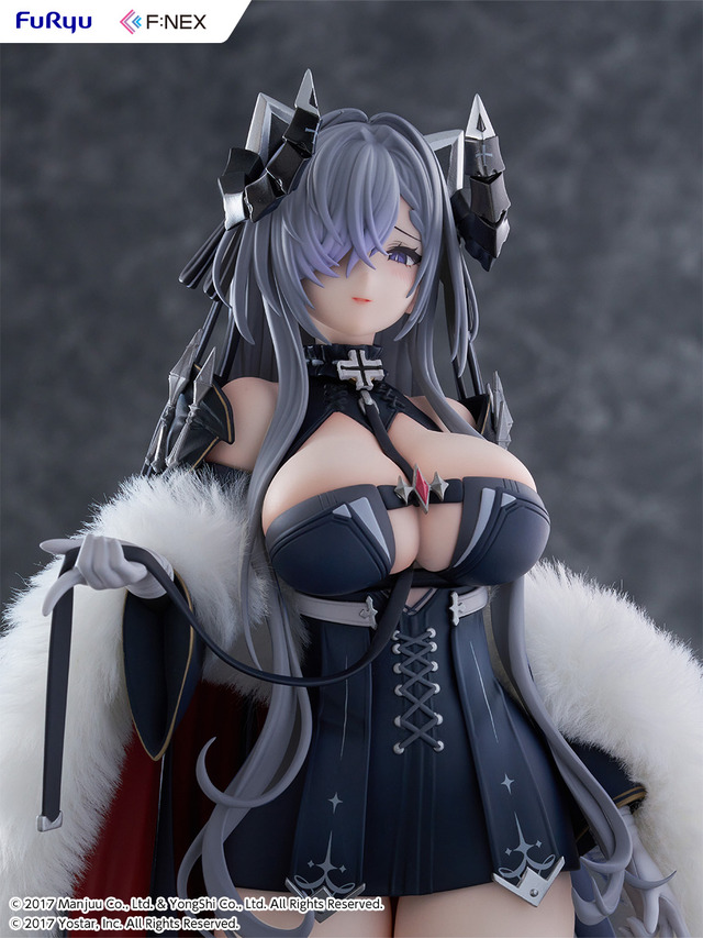 リアルファー仕様の豪華な衣装が、威厳と気品を際立たせる！『アズレン』より「アウグスト・フォン・パーセヴァル」が存在感ある1/6スケールで立体化