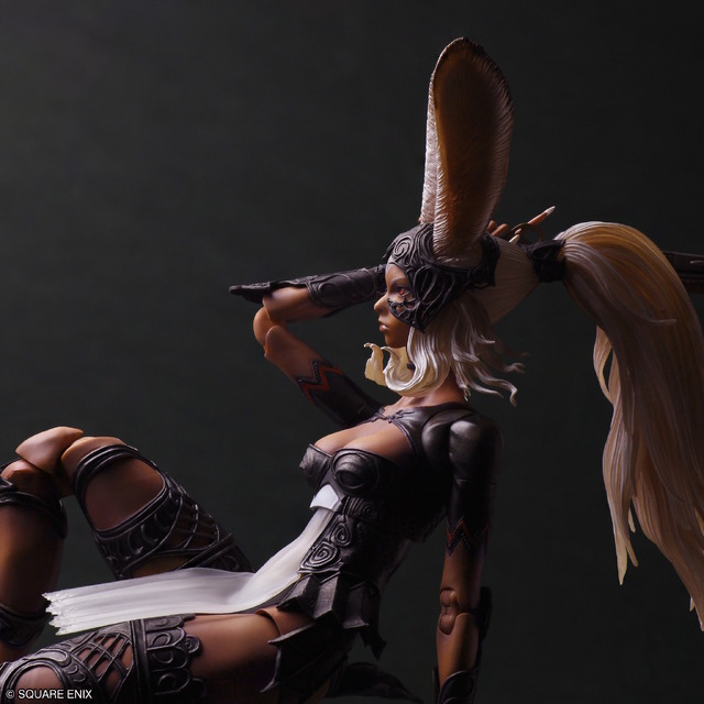 『FF12』“フラン”のフィギュアが美しい…！見惚れる褐色肌に、お腹がうっすら透けるシースルー前掛けも完璧な再現度