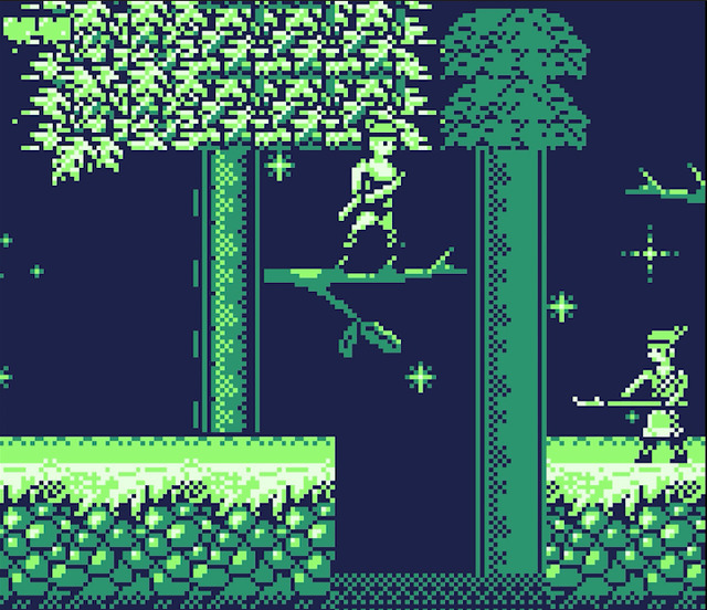 ゲームボーイ向け新作アクションゲーム『Maiden of the Dark』クラファン開始！