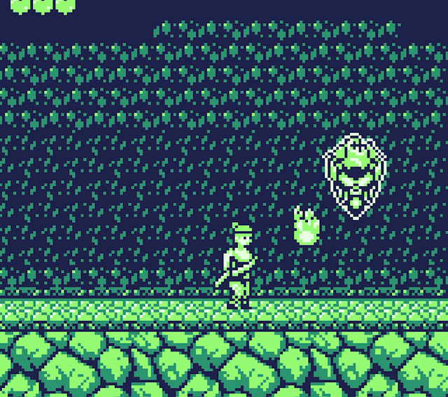 ゲームボーイ向け新作アクションゲーム『Maiden of the Dark』クラファン開始！