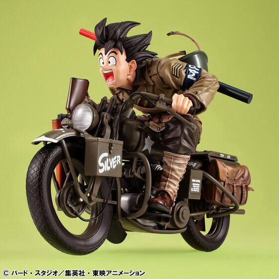 特殊装備のバイクで疾走する「孫悟空」！「ドラゴンボール」印象的なイラストを元に、各部ディテールを徹底再現