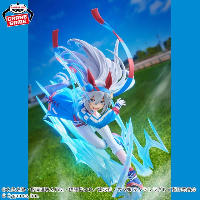 オグリ、タマの競り合う姿が迫力満点！「ウマ娘 シングレ」躍動感溢れるエフェクト付きフィギュアがプライズ展開